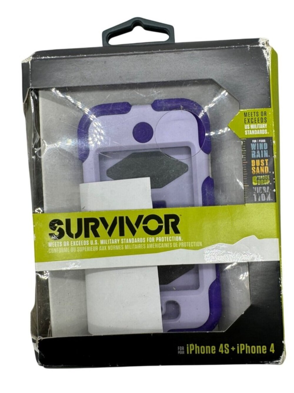 Griffin Survivor Case For iPhone 4S & iPhone 4 purple READ